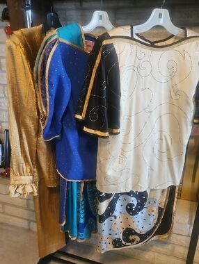 Jeanne Marc Mixed Vintage Sets in Gold, Blue, Black & Cream